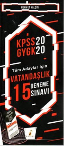 Pelikan KPSS 2020 GYGK - Tüm Adaylar İçin Vatandaşlık 15 Deneme Sınavı