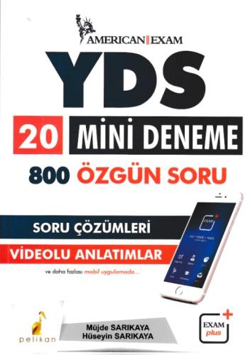 Pelikan YDS 20 Mini Deneme 800 Özgün Soru Müjde Sarıkaya