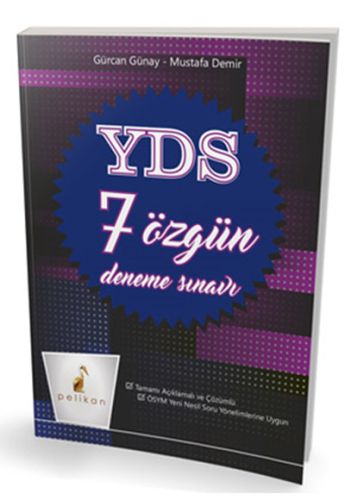 Pelikan YDS 7 Özgün Deneme Sınavı Gürcan Günay