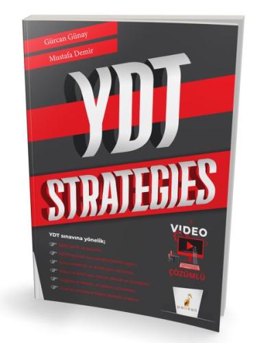 Pelikan YDT Strategies Video Çözümlü Soru Bankası %18 indirimli Gürcan