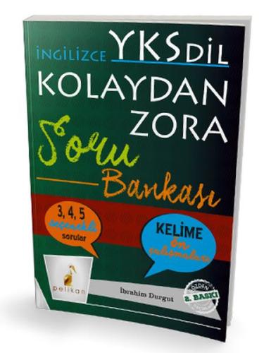 Pelikan YKS Dil İngilizce Kolaydan Zora Soru Bankası (Yeni) %18 indiri