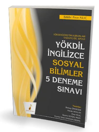 Pelikan YÖKDİL İngilizce Sosyal Bilimler 5 Deneme Sınavı %18 indirimli