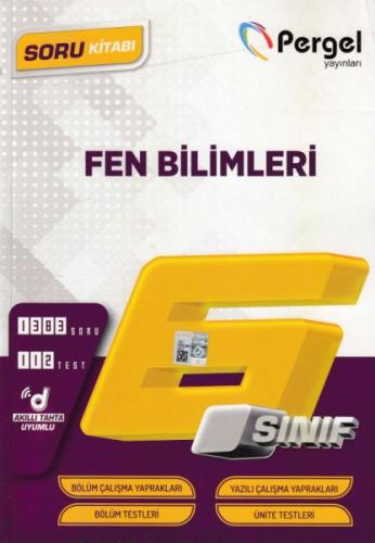 Pergel 6. Sınıf Fen Bilimleri Soru Kitabı (Yeni) %25 indirimli Kolektı