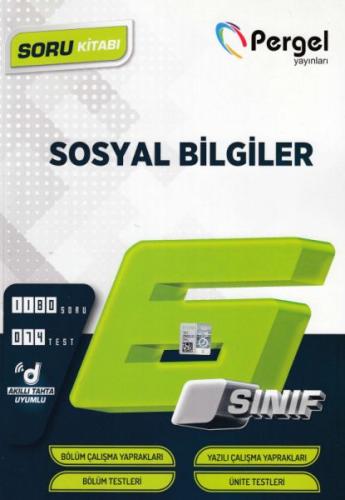 Pergel 6. Sınıf Sosyal Bilgiler Soru Kitabı (Yeni) %25 indirimli Kolek