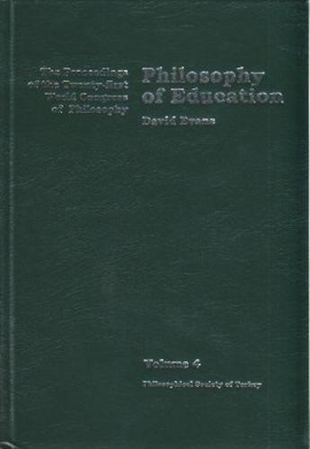 Philosophy of Education %10 indirimli David Evans