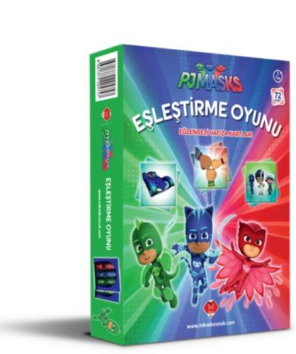 Pjmasks Eşleştirme Oyunu Eğlenceli Hafıza Kartları Kolektif