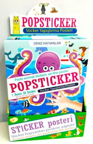 Popsticker-Sticker Yapıştırma Posteri-Stand Kolektif