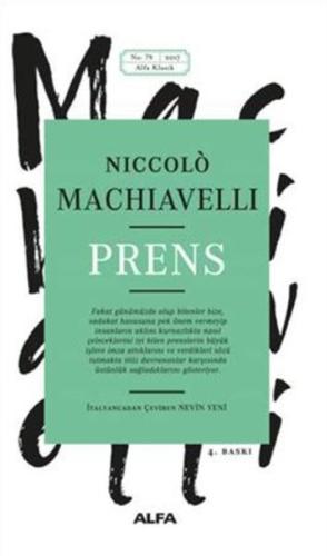 Prens %10 indirimli Niccolo Machiavelli