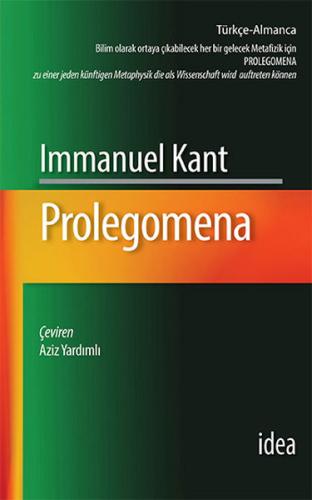 Prolegomena Immanuel Kant