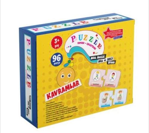 Puzzle Kavramlar Okul Öncesi Akıl ve Zeka Oyunu 3 Yaş - 96 Parça