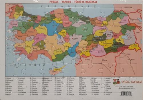 Puzzle - Türkiye Haritası %12 indirimli Kolektif