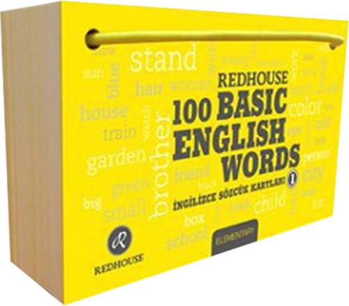 Redhouse 100 Basic English Words -1 (İngilizce Sözcük Kartları) %15 in