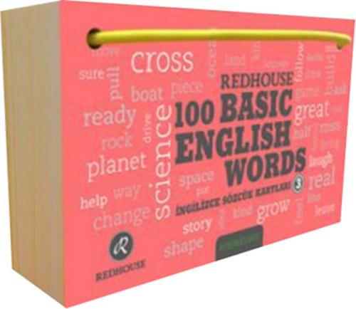 Redhouse 100 Basic English Words -3 (İngilizce Sözcük Kartları) Redhou