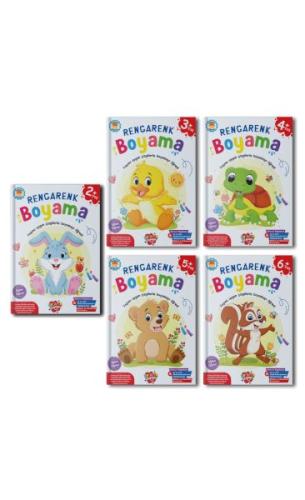 Rengarenk Boyama 10 set+1 set (55 Kitap) %25 indirimli Kolektif