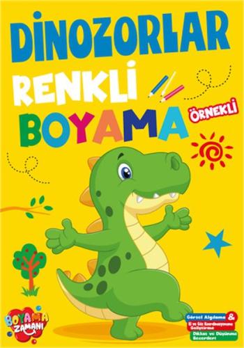 Renkli Boyama Dinozorlar %25 indirimli