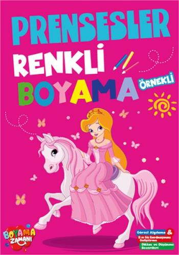 Renkli Boyama - Prensesler %25 indirimli Kolektıf