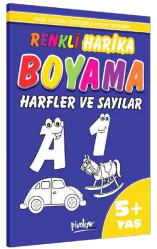 Renkli Harika Boyama Harfler ve Sayılar (5+Yaş) %30 indirimli Murat Se