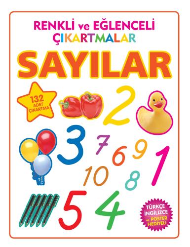 Renkli ve Eğlenceli Çıkartmalar - Sayılar %35 indirimli Kolektif