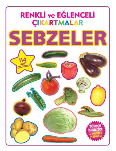 Renkli ve Eğlenceli Çıkartmalar Sebzeler %35 indirimli Kolektif