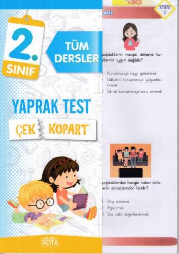 Rota 2.Sınıf Tüm Dersler Çek Kopart Yaprak Test (Yeni) Kolektif