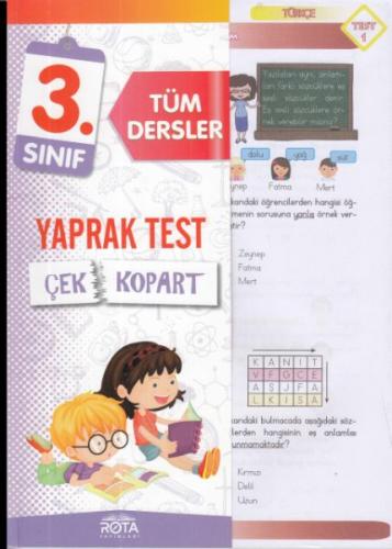 Rota 3.Sınıf Tüm Dersler Çek Kopart Yaprak Test (Yeni) Kolektif