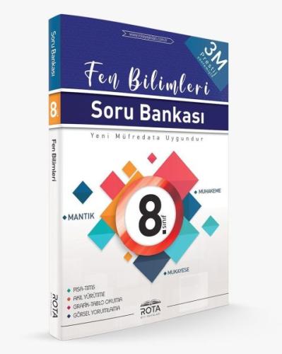 Rota 8. Sınıf Fen Bilimleri Soru Bankası 3M Prestij (Yeni) Kolektif