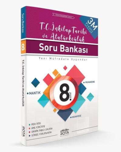 Rota 8.Sınıf T.C İnkilap Tarihi ve Atatürkçülük Soru Bankası 3M Presti