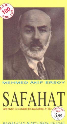 Safahat (Öğrenciye Özel Baskı) %10 indirimli Mehmet Akif Ersoy