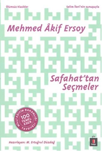 Safahat'tan Seçmeler %10 indirimli Mehmet Akif Ersoy