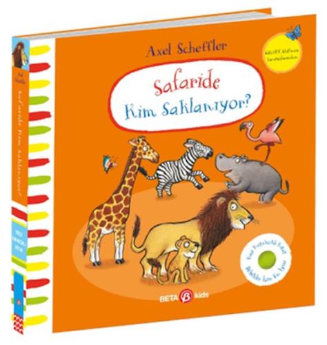 Safaride Kim Saklanıyor-Alex Scheffler (Keçe Kapakçıklı Kitap) %15 ind