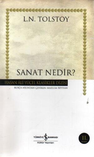 Sanat Nedir? - Hasan Ali Yücel Klasikleri (Ciltli) %31 indirimli Lev N