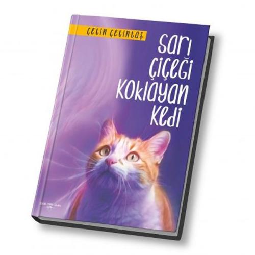 Sarı Çiçeği Koklayan Kedi %10 indirimli Çetin Çetintaş