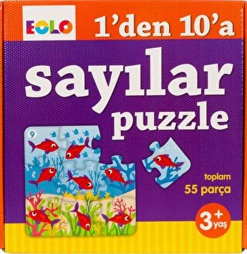 Sayı Puzzle-1'den 10'a Sayılar Puzzle %20 indirimli