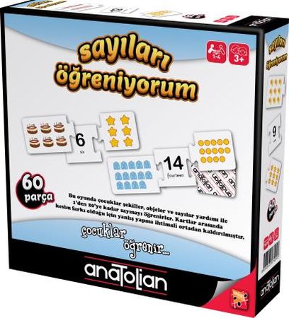 Sayıları Öğreniyorum 60 Parça 3 Yaş