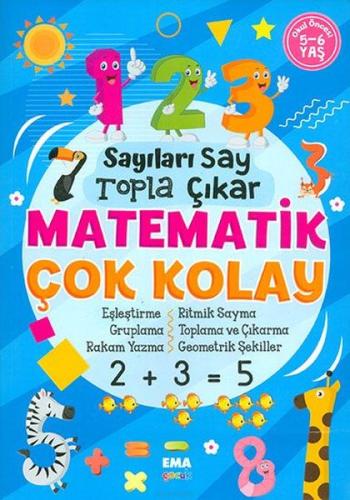 Sayıları Say Topla Çıkar Matematik Çok Kolay 5-6 Yaş %20 indirimli Kol