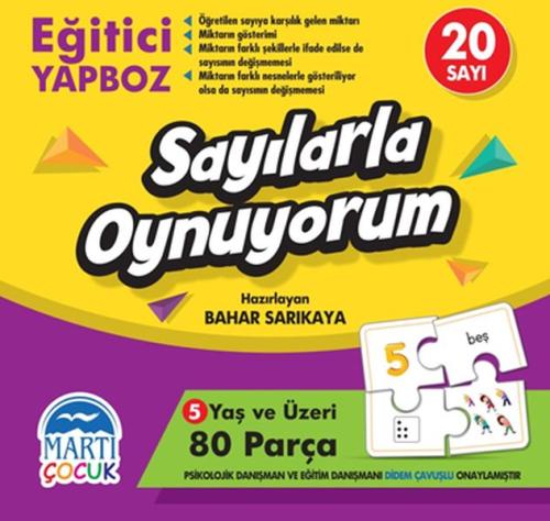 Sayılarla Oynuyorum - Eğitici Yapboz %25 indirimli Kolektif