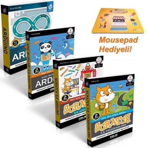 Scratch ile Arduino Eğitim Seti (4 Kitap) %10 indirimli Kolektif