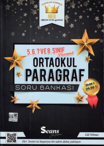 Seans 5,6,7 ve 8.Sınıf Ortaokul Paragraf Soru Bankası (Yeni) Gül Yılma