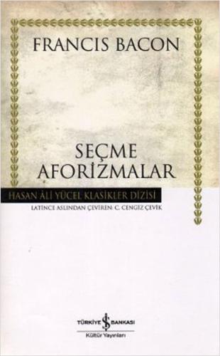 Seçme Aforizmalar - Hasan Ali Yücel Klasikleri (Ciltli) %31 indirimli 