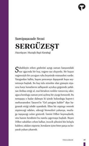 Sergüzeşt %14 indirimli Samipaşazâde Sezai