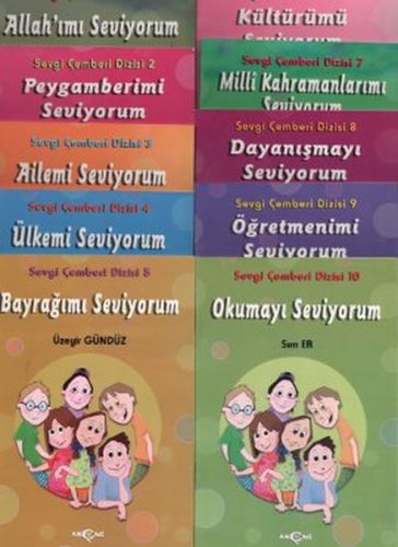 Sevgi Çemberi Dizisi (10 Kitap) %15 indirimli Üzeyir Gündüz