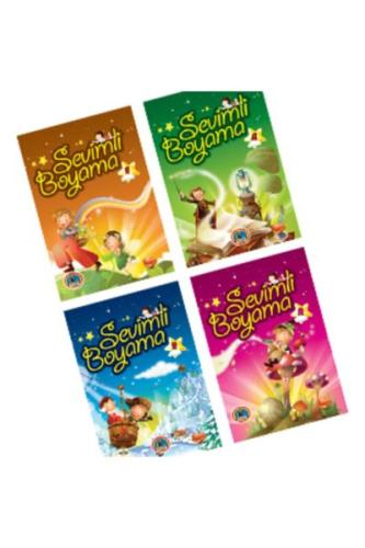 Sevimli Şekilli Boyama (4 Kitap) %30 indirimli Komisyon