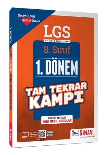 Sınav 8. Sınıf LGS 1. Dönem Çözümlü Tam Tekrar Kampı (Yeni) Kolektif