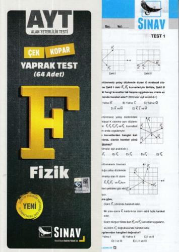 Sınav AYT Fizik Yaprak Test (Yeni) Kolektif