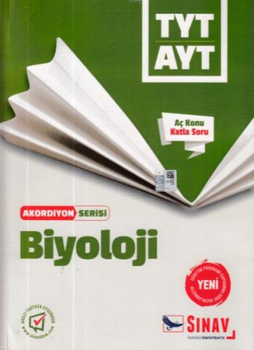 Sınav TYT AYT Biyoloji Akordiyon Serisi (Yeni) Kolektif