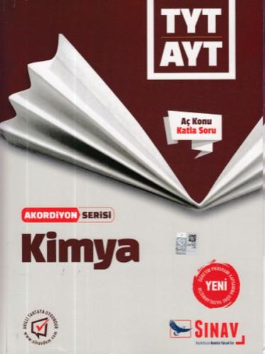 Sınav TYT AYT Kimya Akordiyon Serisi (Yeni) Kolektif