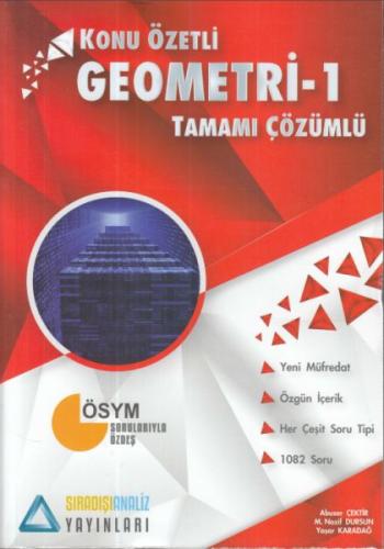 Sıradışı Analiz Geometri Tamamı Çözümlü Konu Özetli Soru Bankası Abuze