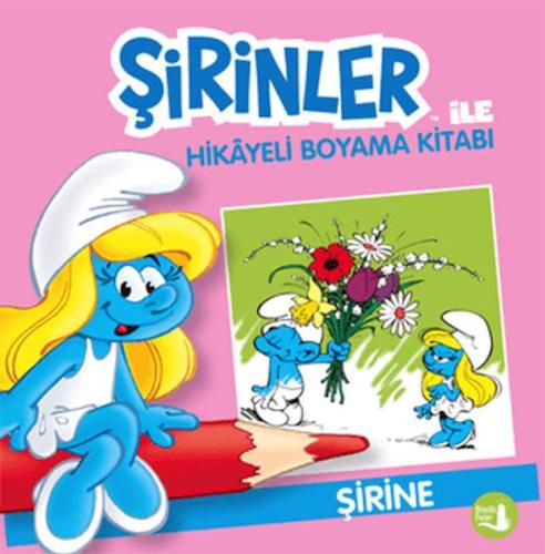 Şirinler İle Hikaye Boyama Kitabı - Şirine %10 indirimli Kolektif