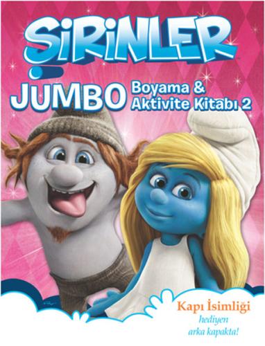 Şirinler - Jumbo Boyama ve Aktivite Kitabı 2 Pierre Culliford