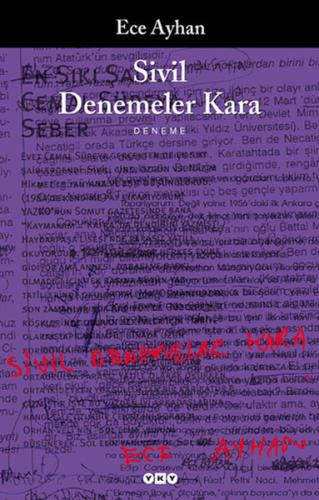 Sivil Denemeler Kara %18 indirimli Ece Ayhan